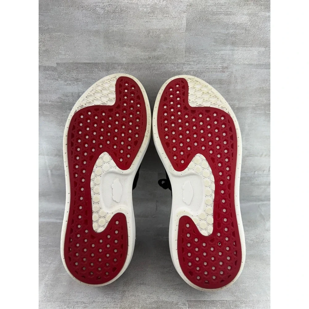 Vans UltraRange EXO Black White Red Low Top Platform Sneakers Mens 9 Womens 10.5